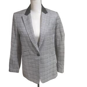 Rag & bone Ridley blazer stand plaid